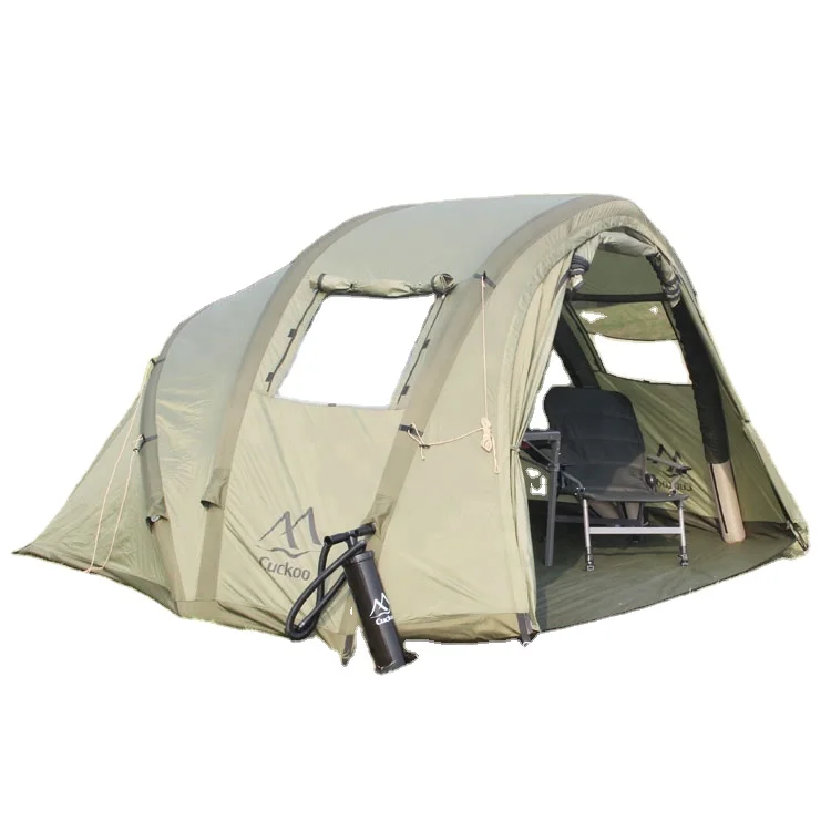 outdoor two-person tent popular thickened fishing convenient inflatable Oxford cloth tent