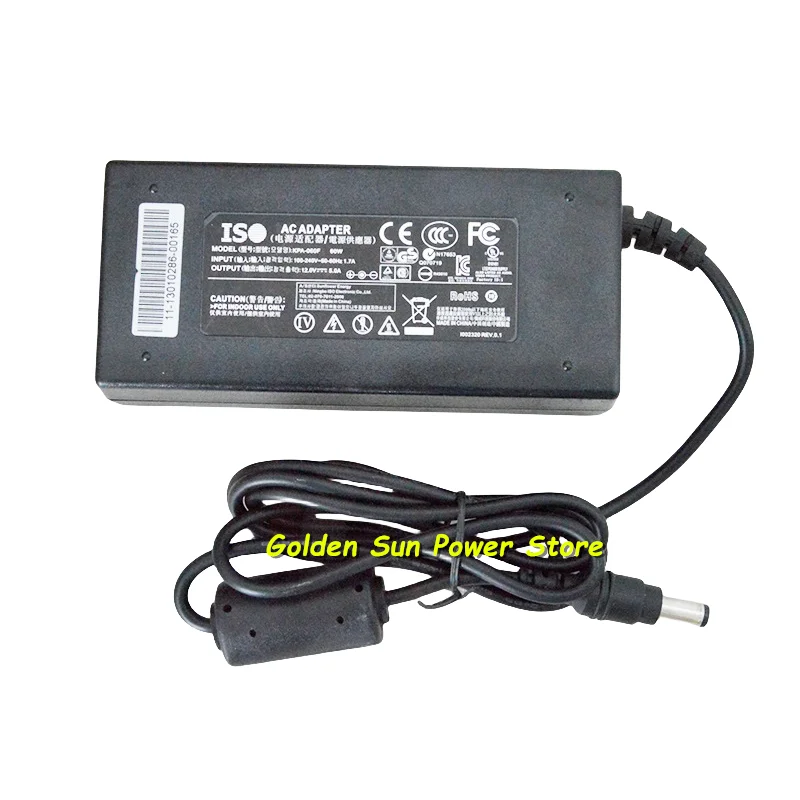 Genuine ISO 12V 3.33A 5.5mm x 2.1mm 40W AC Adapter Charger PSU KPA-040F Power Supply