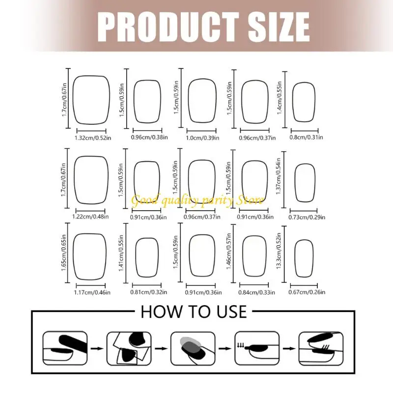 M4YA 30 Stück glitzernde Katzenaugen-Kunstnägel, Goldakzent, Haltbarkeit, ABS-Nagelkunst