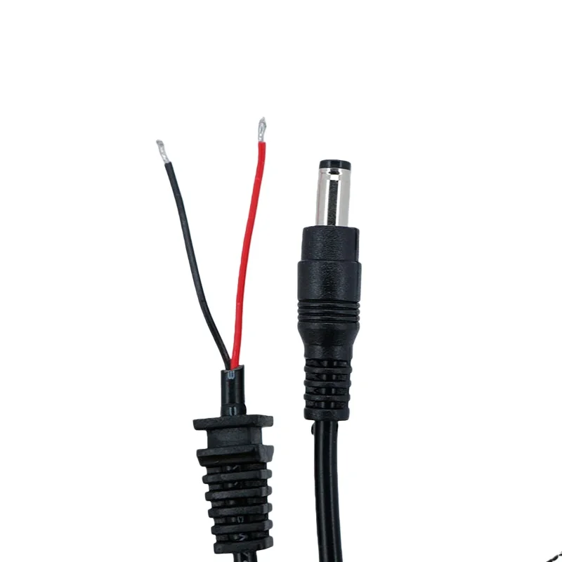 Power Adapter supply Cord DC Male Plug 2pin DC wire Cable 5.5*2.1mm Output 20awg for cctv camera laptop charger 150cm repair K5