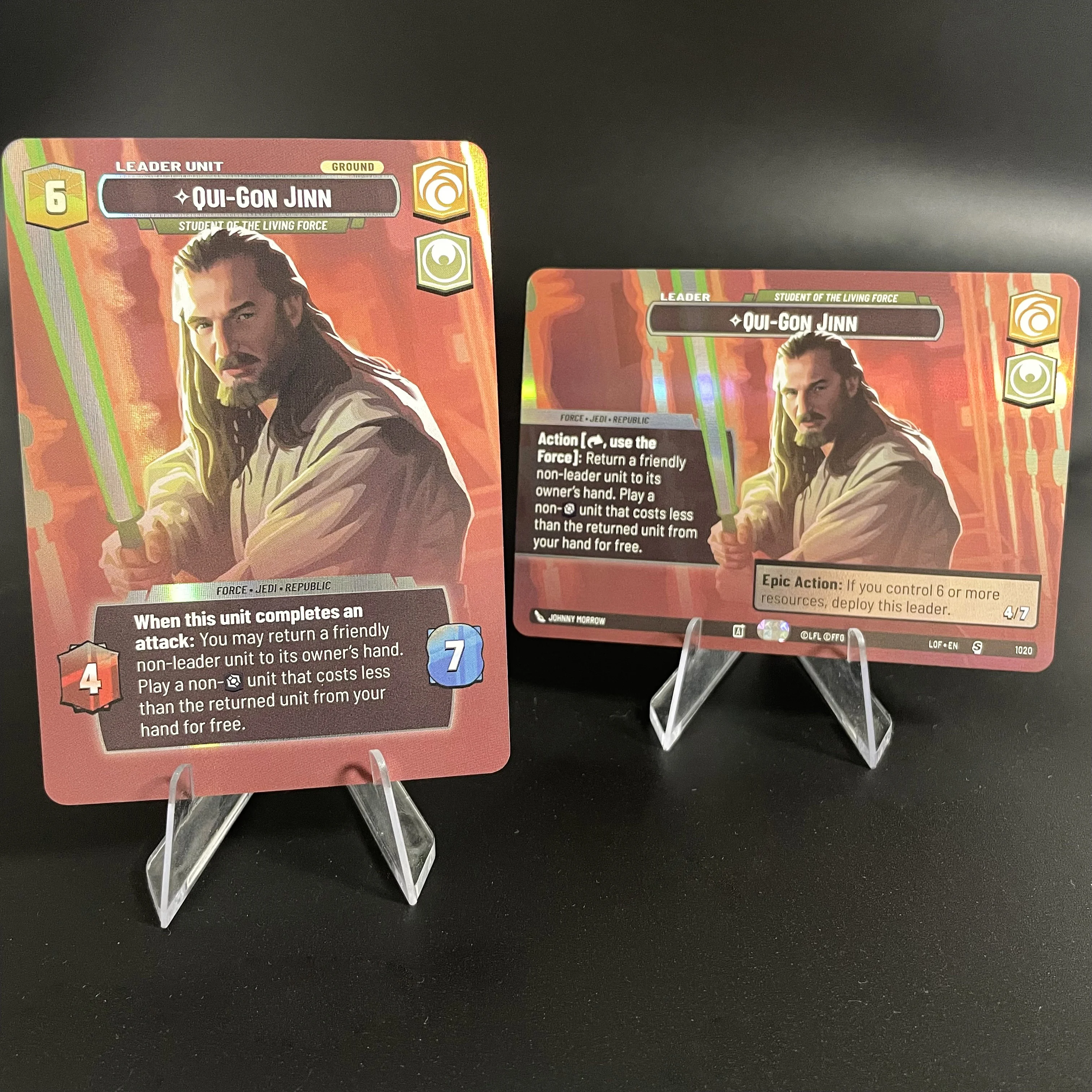 2025 SWUDB Unlimited LOF Showcase Foil Card Lot Mother Talzin Supreme Leader Snoke Barriss Offee TCG Collection Game Proxy Card