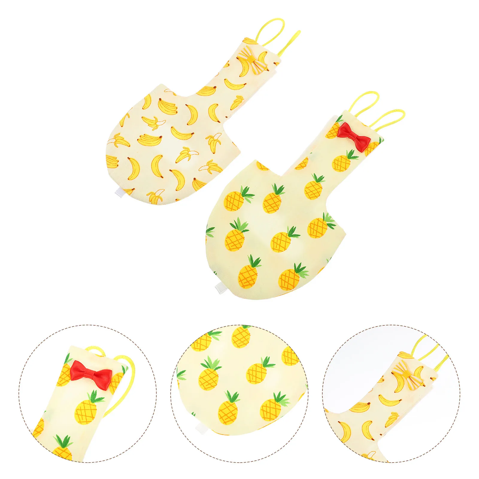 

2 Pcs Parrot Bird Diapers Accessories Supplies Birds Pigeon Flight Suit Accessory Nappies