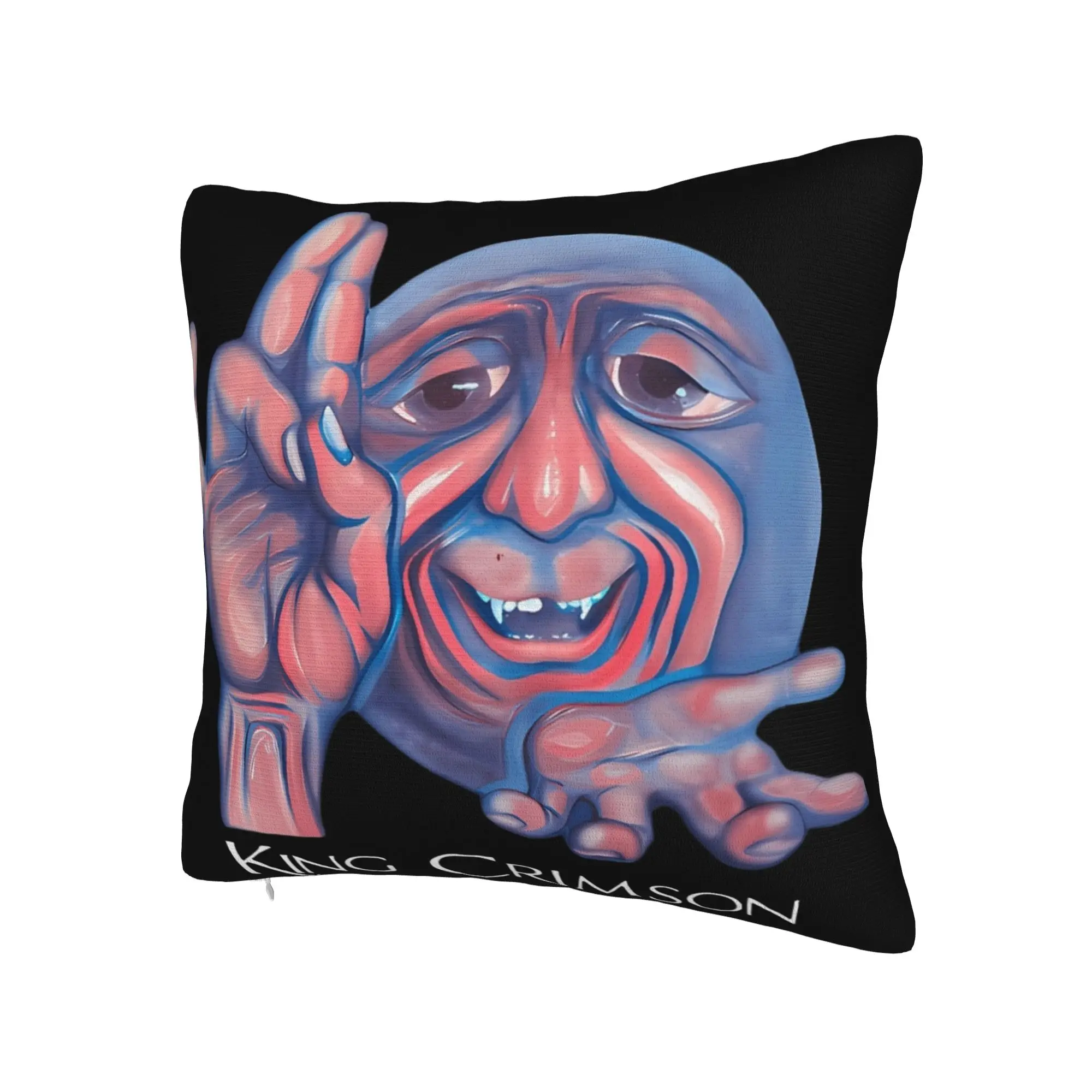 Decorative Pillow Covers King Crimson Rock Band Merch Home  Pillow Case Cover Zippered Multi-Size