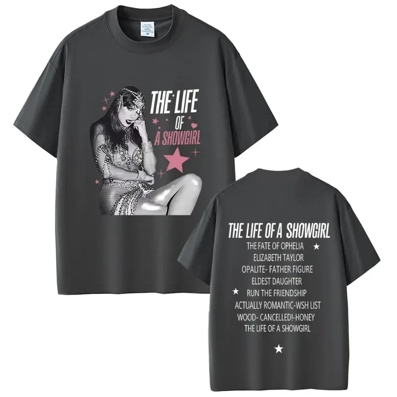 The Life T-shirt Men Fashion Casual Oversized T-Shirts Unisex Vintage Y2K Cotton Fabric Simple Stylish Casual Unisex Sleeve Top