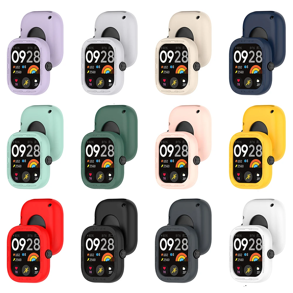 Soft Silicone Protective Case For Redmi Watch 5 Protector Shell Frame Bumper Cover For Redmi Watch 4