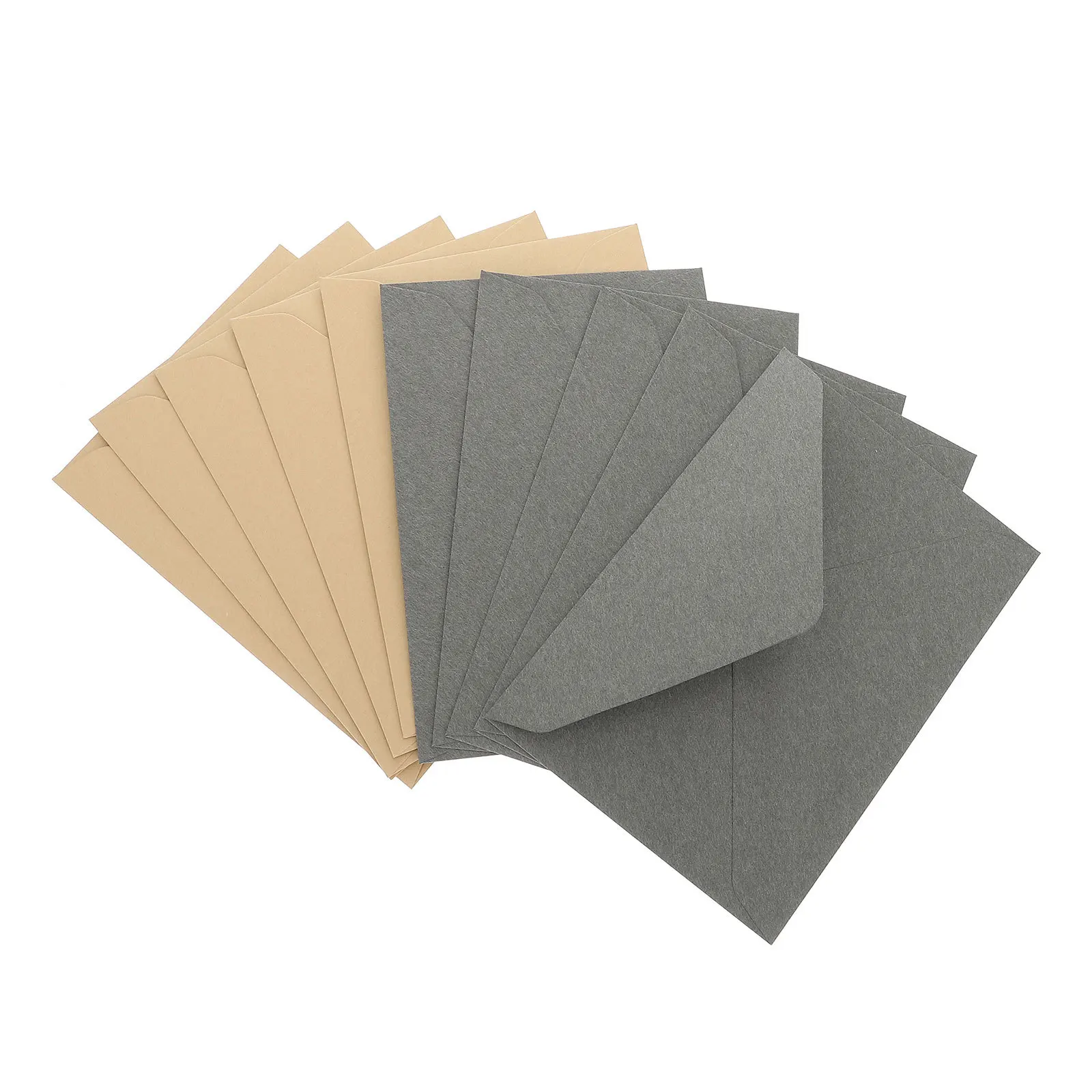 Buste da lettera vintage retrò da 10 pezzi Buste da biglietti d'auguri di carta per inviti Buste di carta per appunti di scrittura