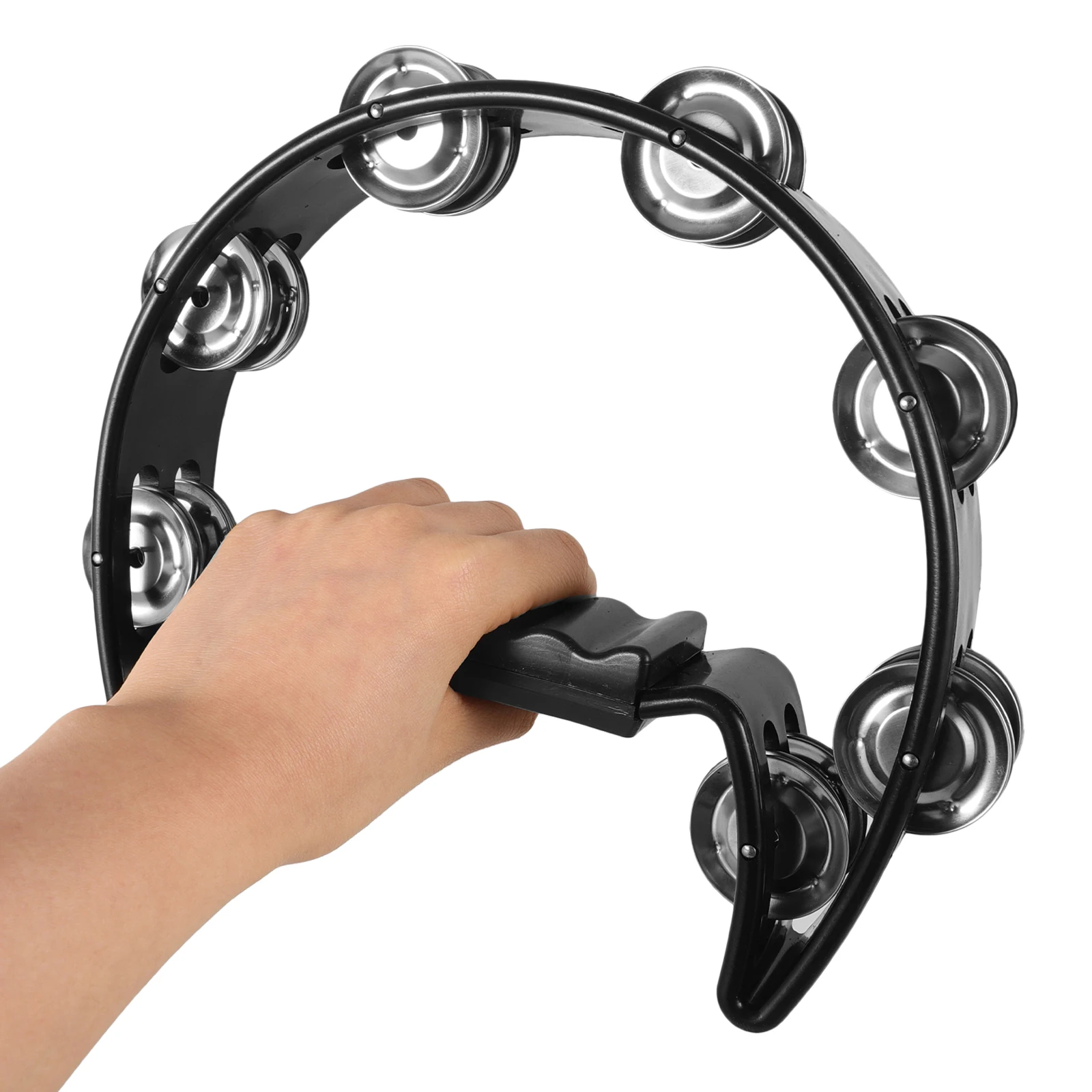 Ensemble d'instruments de Percussion portables, cloche à main, accessoires de tambourin pour spectacle musical, pratique du rythme, fête de danse, 1 ensemble