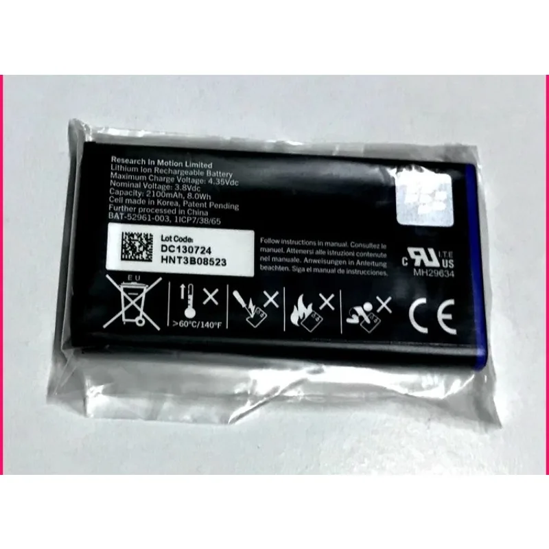Ｎew BAT-52961-003 3.8V  2100mAh Replacement Battery For Blackberry Q10 NX1 Mobile Phone