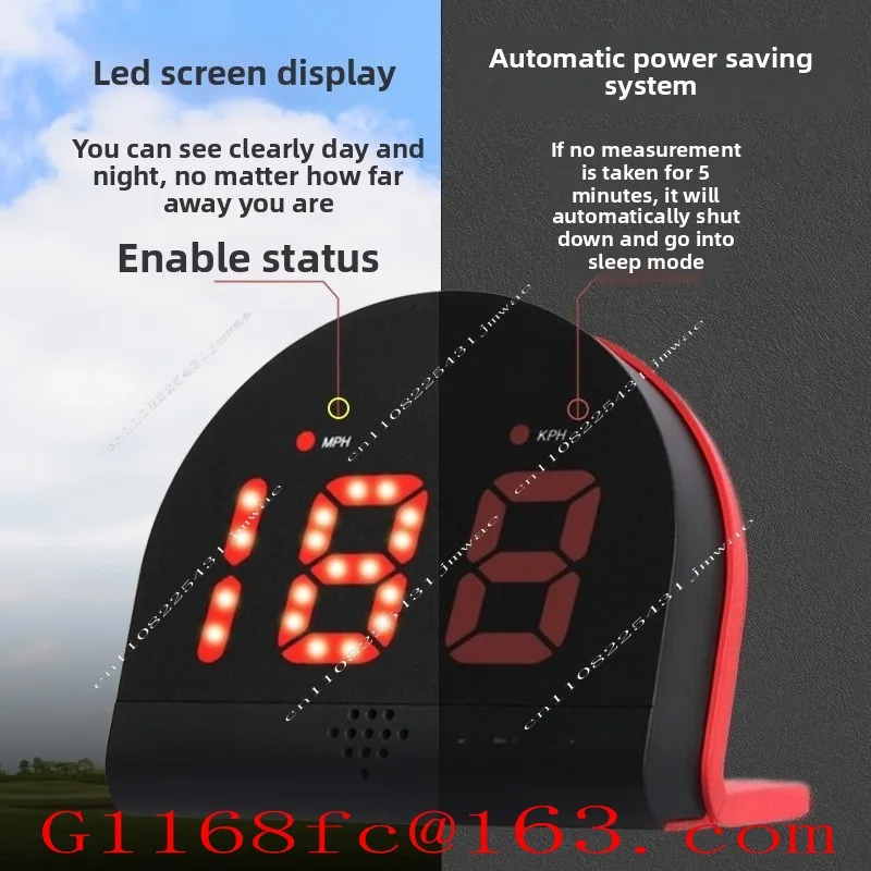 Hot Selling Football, Tennis, Golf Sports Speed Serve Speedometer