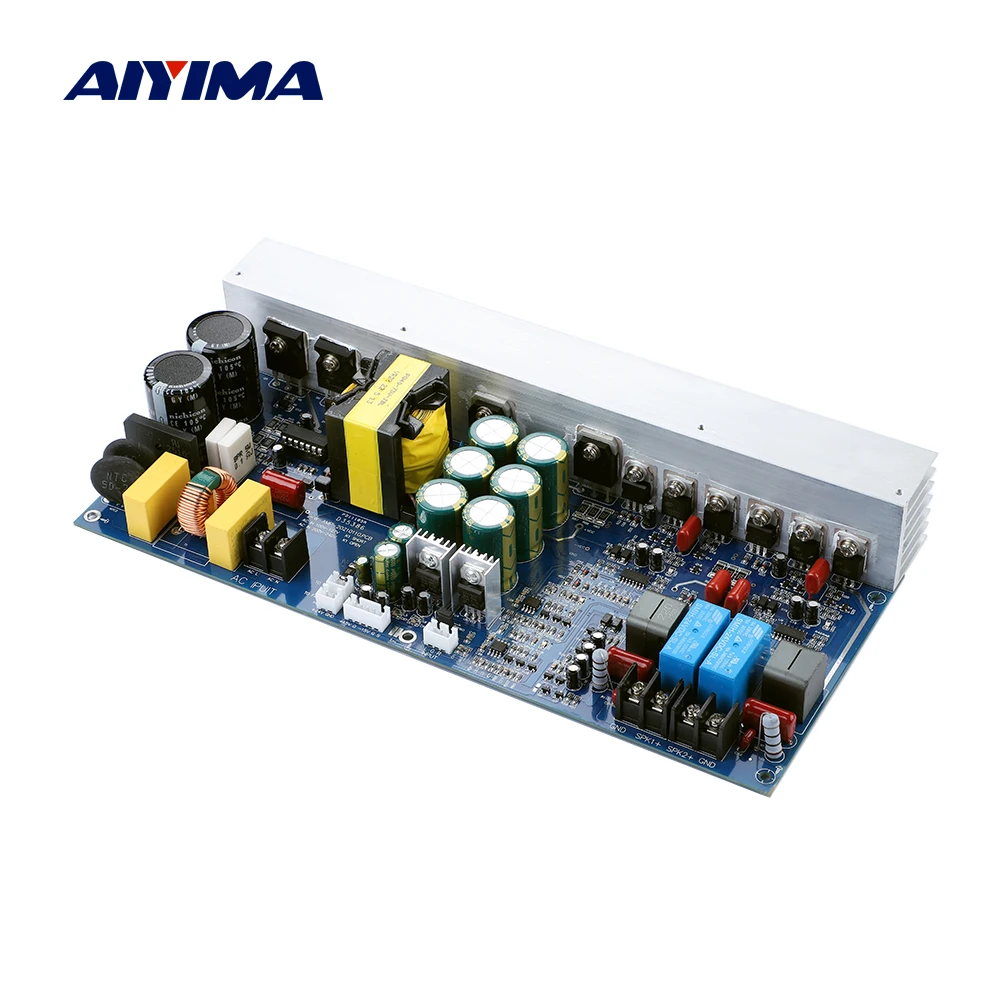 AIYIMA Digital Power Amplifier Audio Board 500Wx2 Stereo Sound Amplifier Speaker Amp With Switch Power Supply Home Theater DIY