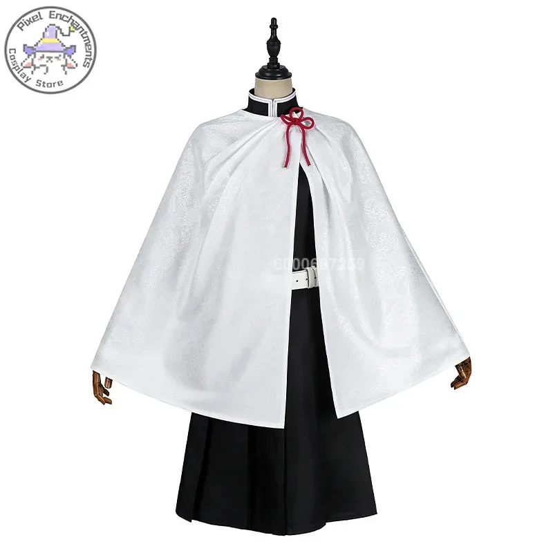 CyAnime kimetsu no yaiba شيطان القاتل تأثيري Tsuyuri Kanao زي المرأة لعب الأدوار Kisatsutai موحدة شعر مستعار حفلة عيد الميلاد Outfi