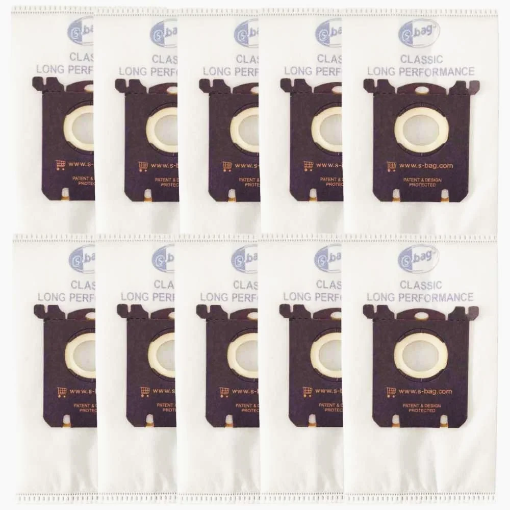 Bolsa para polvo para S-Bag, Philips, GR201S, FC8021, Electrolux, Volta, Tornado y AEG, FC9049 HR8500 FC9150, reemplaza las bolsas de aspiradora