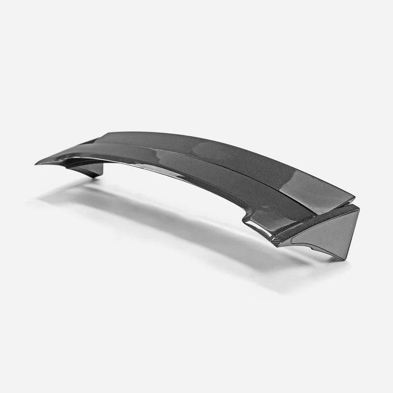 For Fiat 500 595 695 Abarth EPA ATTK Type Rear Trunk Spoiler Wing Carbon Fiber