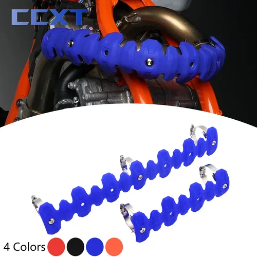 Protector térmico de escape de 4 tiempos, cubierta protectora de silenciador para BETA RR 300 Honda KTM CRF SXF EXCF SMR Yamaha YZF WRF 450 250