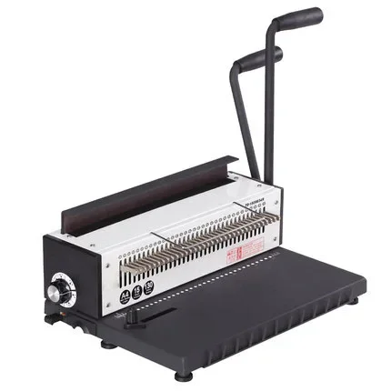 

For WD-1500B Hot Sale Desktop Double Spiral Book Binding Machine Iron String Binding Machine Perfect Equipment For Office Use