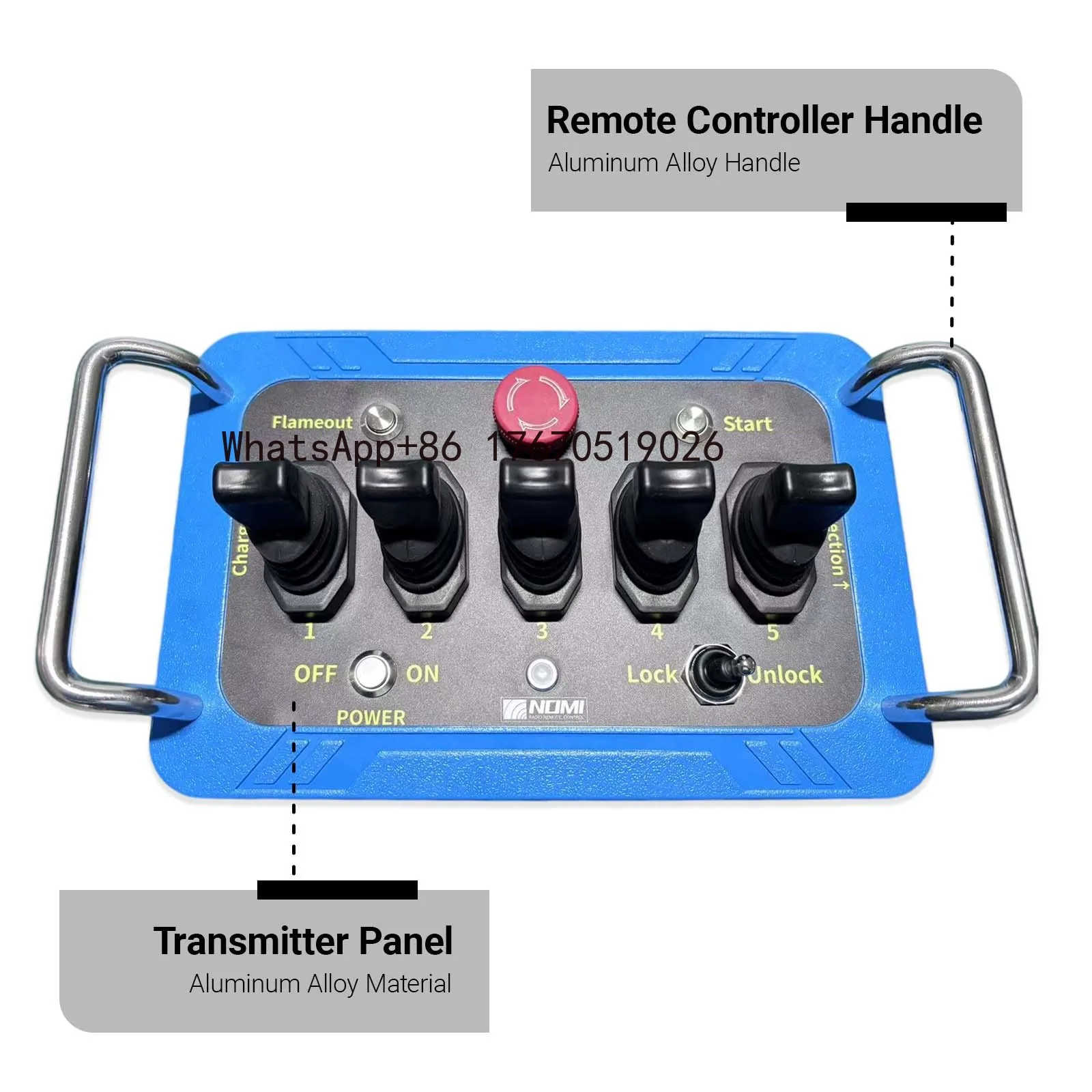 Wireless Hydraulic Remote Control for Construction Machinery Stable