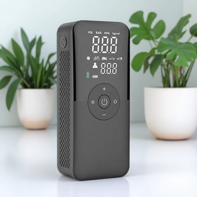 

Digital Air Pump Rechargeable Tire Inflator for Car Motorcycle Bicycle Portable Cordless Compressor Heavy Duty Inflation Tool