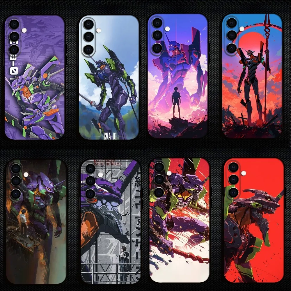 

N-Neon-Genesis-E-V-A Phone Case For Samsung Galaxy A73/A72/A71/A70/A53/A52/A51/Others Soft Black Shell