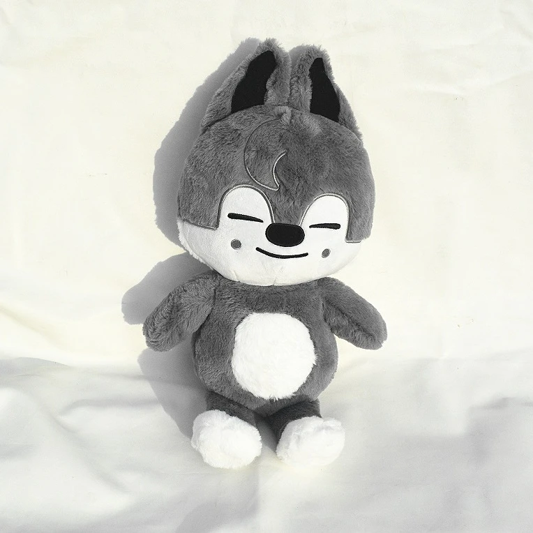 50cm Kpop Skzoo Plush Toy Wolfchan Kawaii Cartoon Stuffed Animal