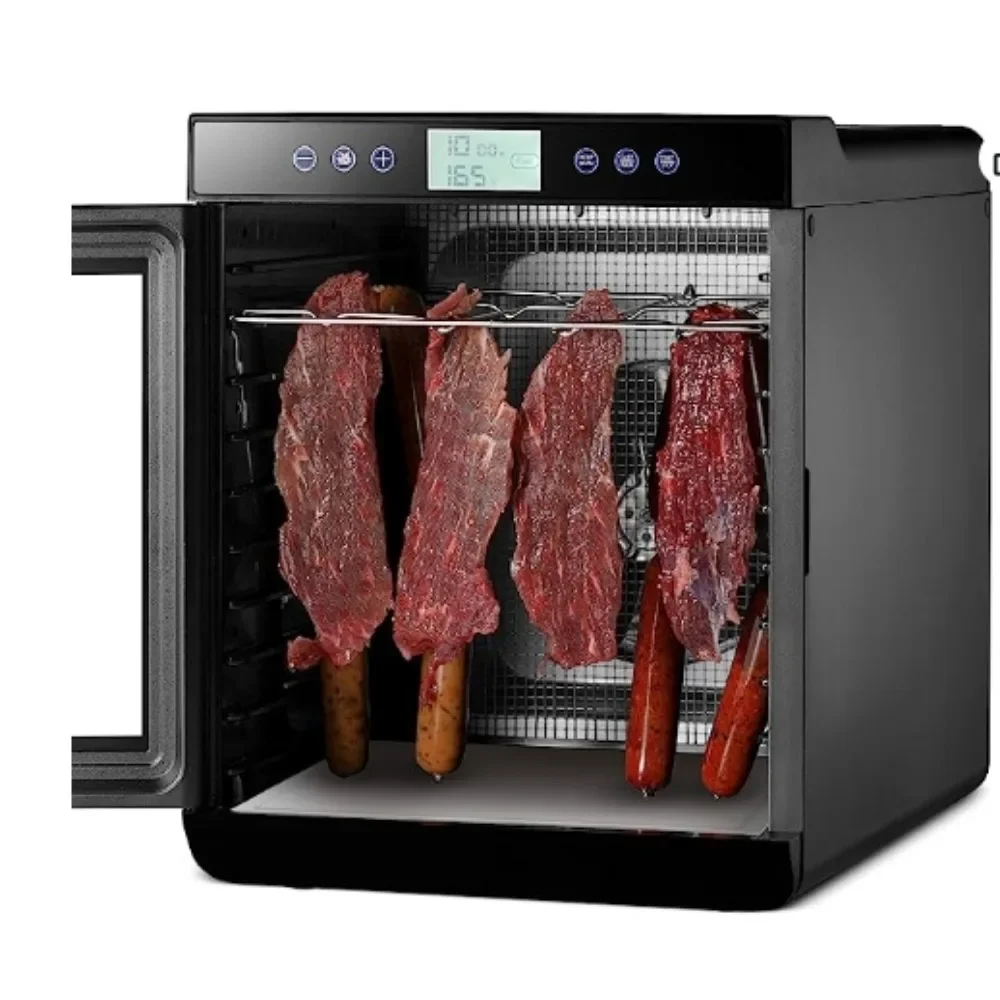 Magic Mill Food Dehydrator Machine (10 Stainless Steel Trays) Digital Adjustable Timer | Temperature Control