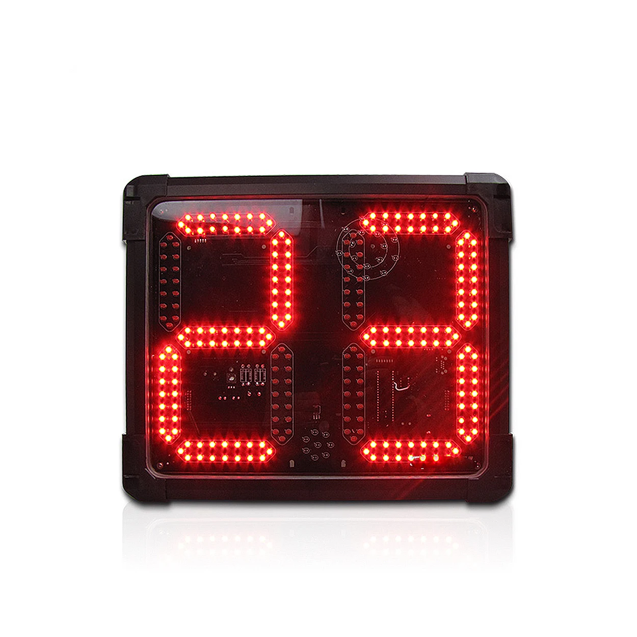 LED Count Up Countdown Counter, Electronic Display, Waterproof, 24S Seconds, Basketball Shot Clock, 8 Inch, 2 Digits