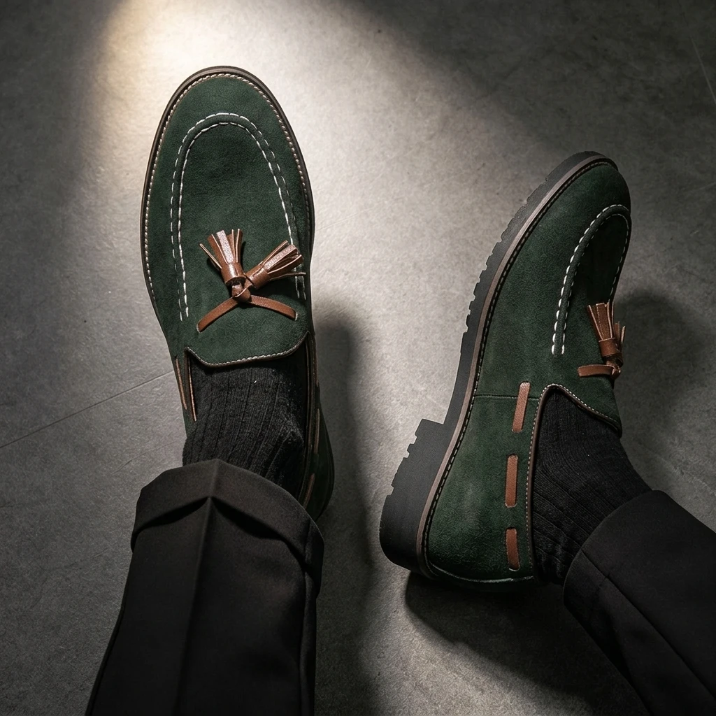 Mocassini Uomo Eleganti in Pel - Men Shoes Official recensione e prezzo