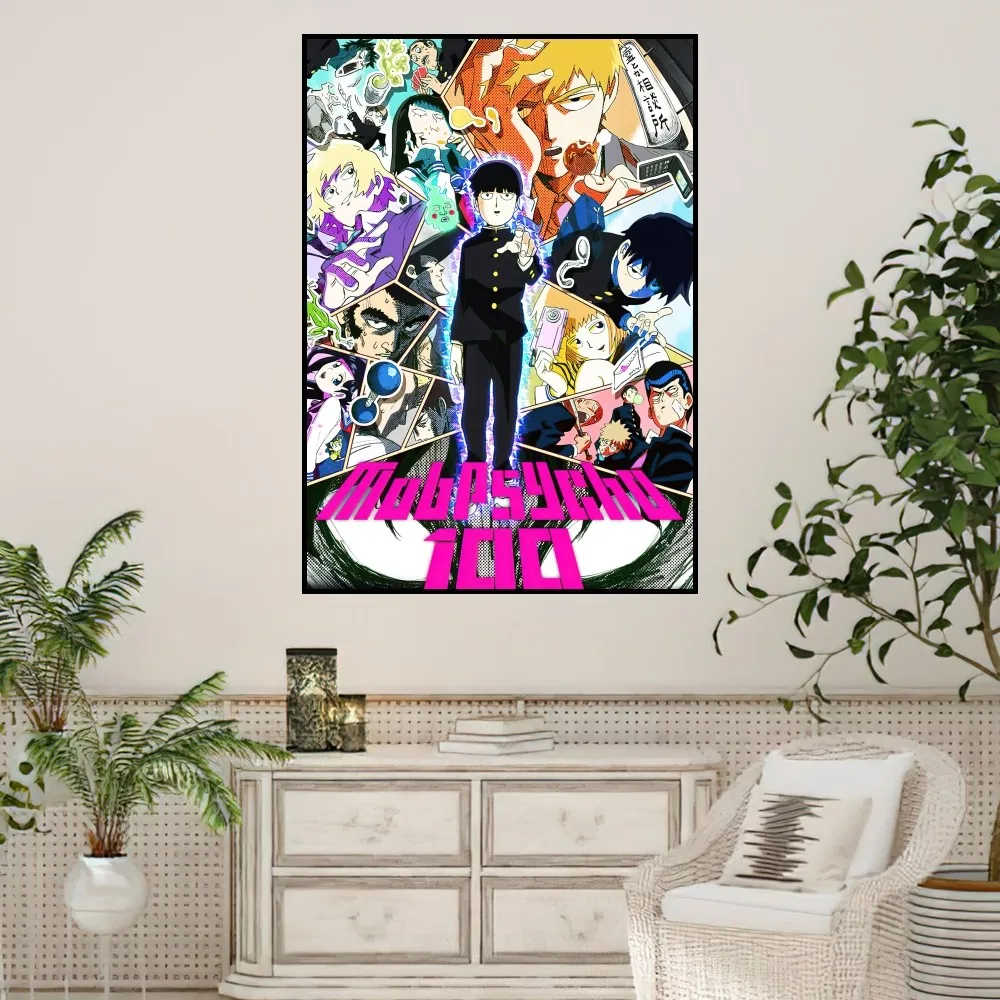 Anime Mob Psycho 100 Poster Prints Wall Sticker Painting Bedroom Living Room Decoration Office Home Self Adhesive