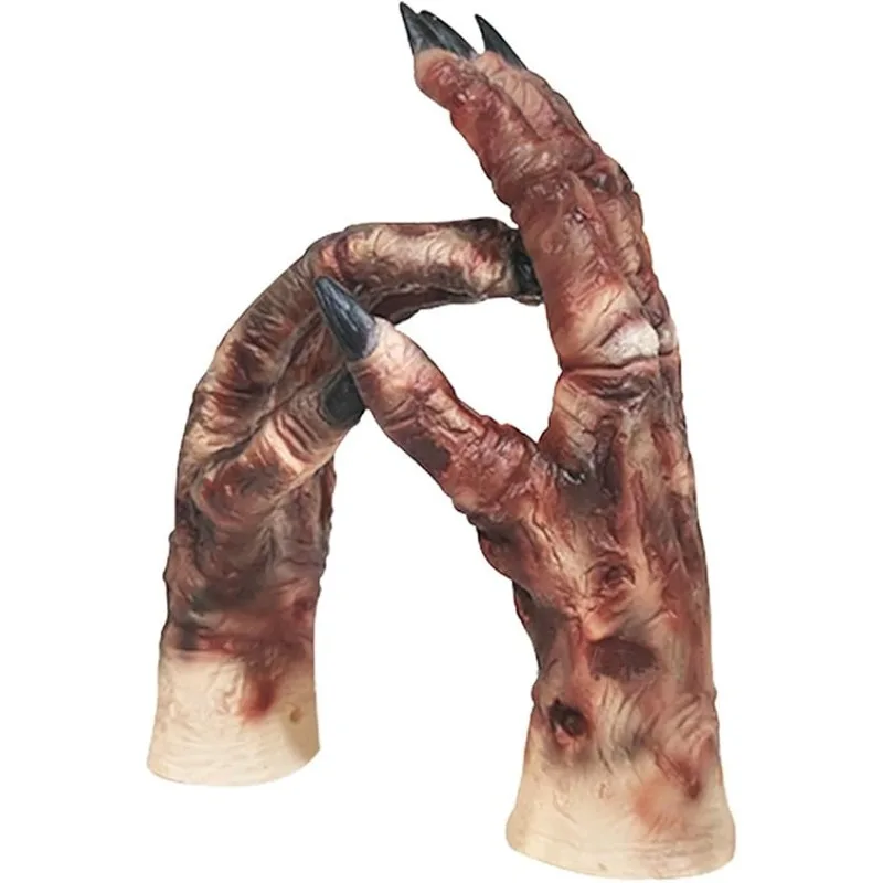 Rotting Zombie Bone Hände Kinder Halloween Horror Zombie Hände Skelett Handschuhe Monster Hände Gruselige Erwachsene Halloween Cosplay Requisiten