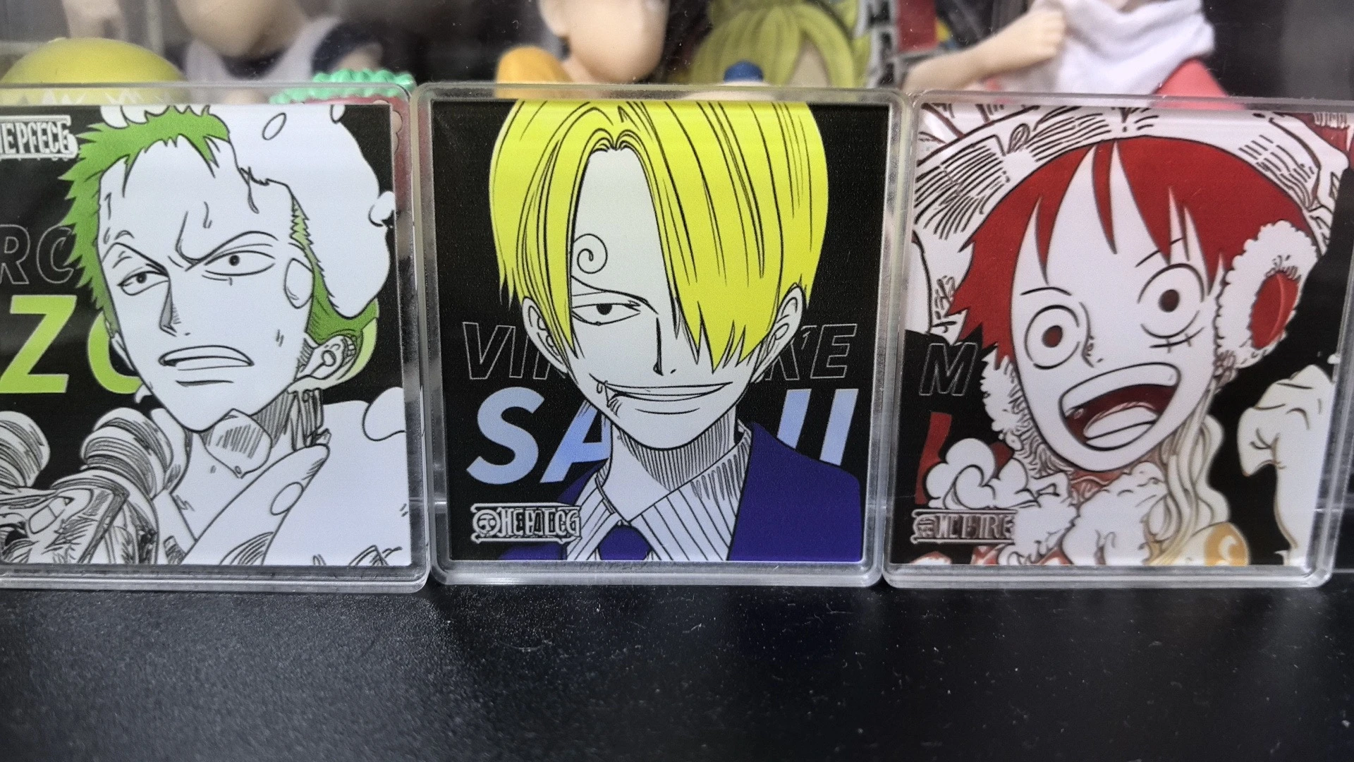 One Piece Roronoa Zoro cartoon cute acrylic card block kawaii two-dimensional standee ornament card anime peripheral wholesale view 6