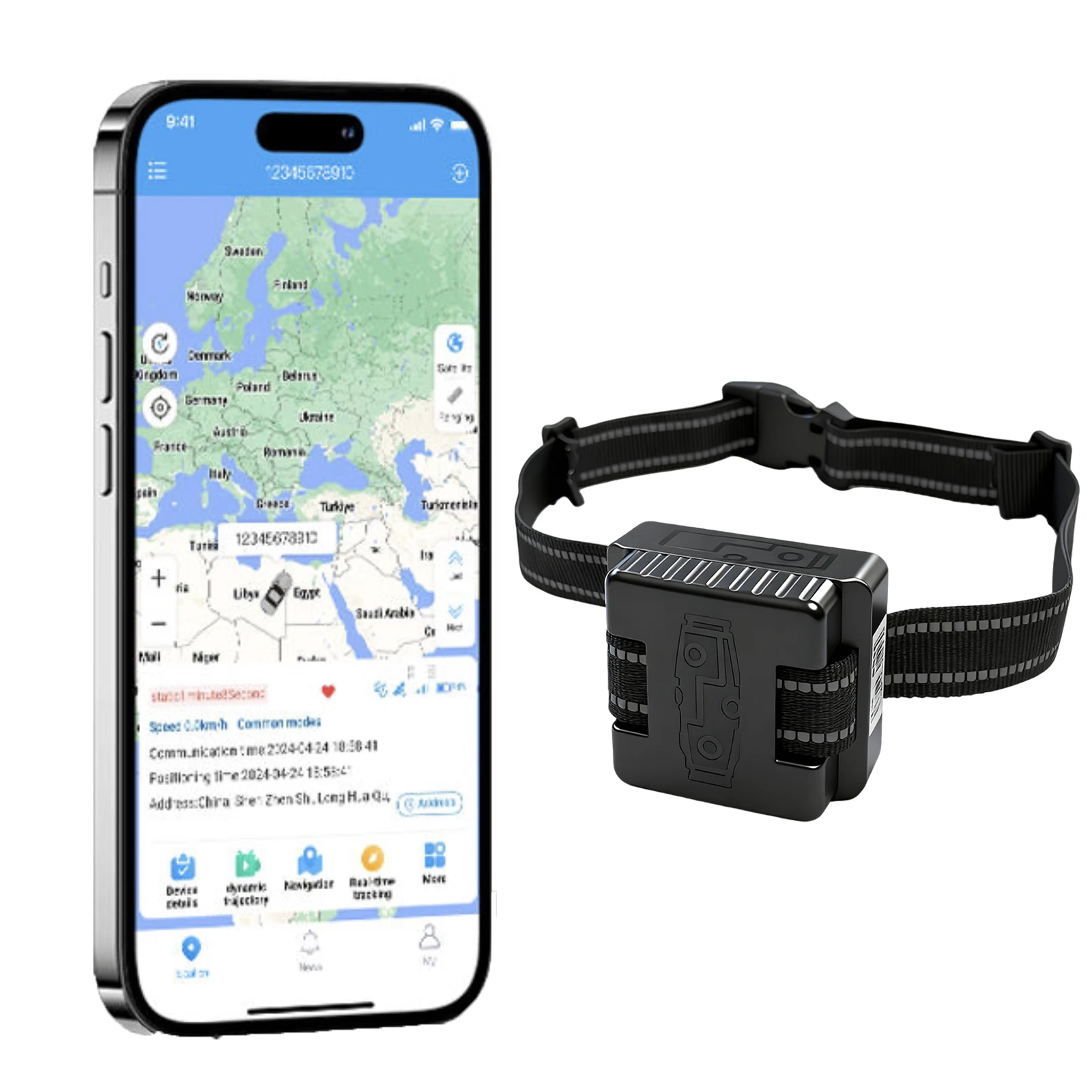 Waterproof Pet Dog Hunting Tracker Gps Satellite Beidou Sheep Tracking Collar Anti-Lost Device Ultra-Long Standby Disposable Dry Battery