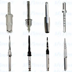 Dental Cross Cutter Implant Drill Bone Cut Debri Blade Dental Initial Drill Exdender Guide Bar With Hole 8Size