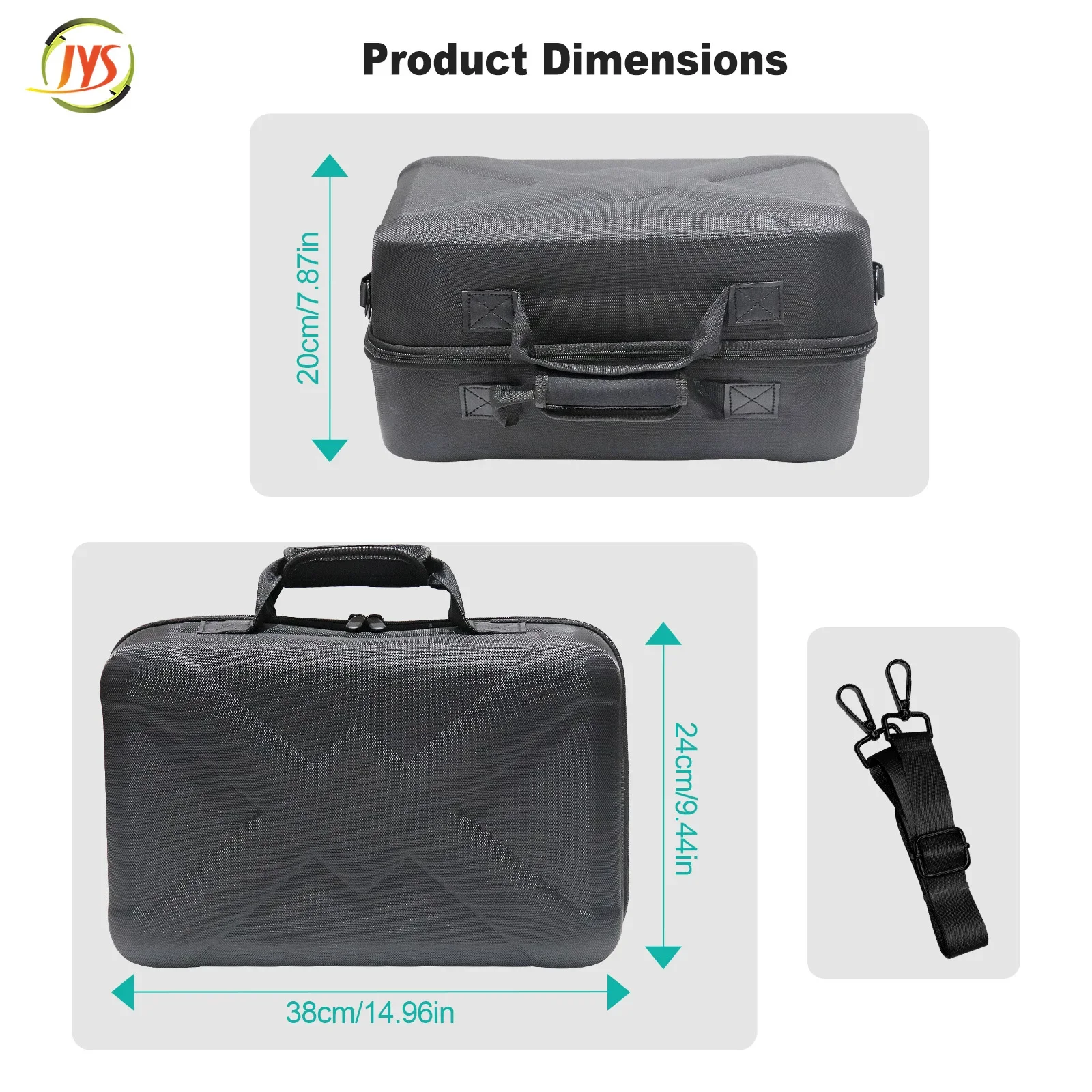 JYS-P5179 FOR PS5 Slim New Host Multifunctional Oblique Cross Hard Bag PS5Slim Game Machine Zipper EVA Storage Bag