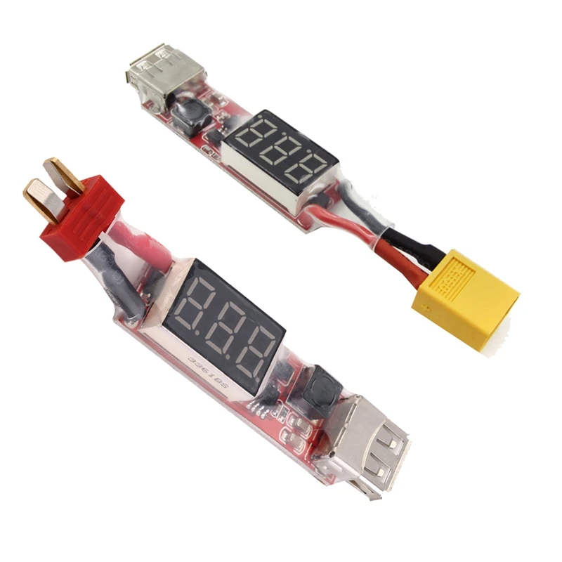 Well-2S-6S Lipo Lithium Battery To USB Charger Converter With Voltage Display Adapter Board For Protect Phone Features