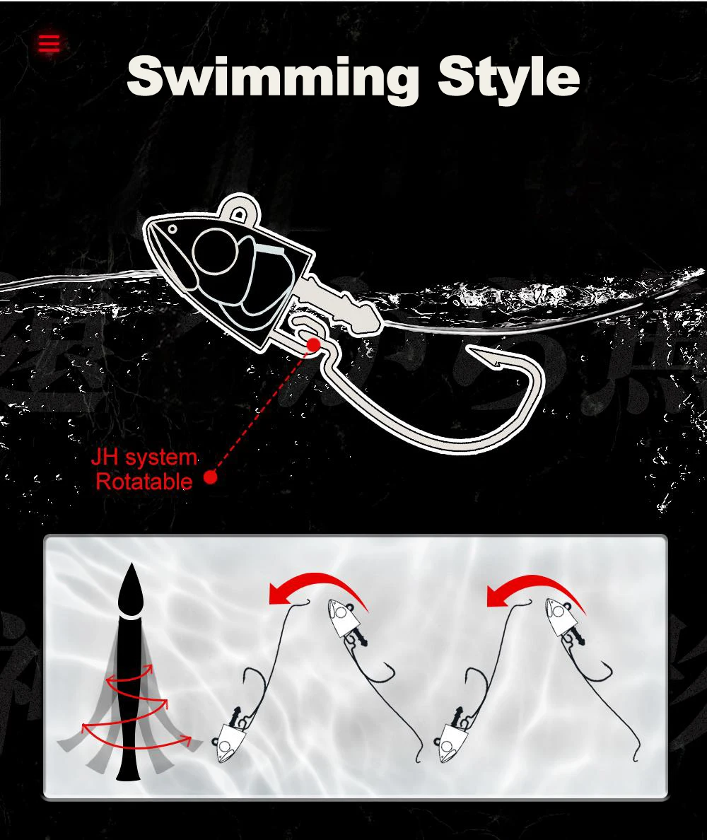 Hunthouse Fishing Barret Minnow-Köder 7g/12g/25g/40g/60g/90g/120g Jigging-Kopf Weicher Silikonköder Wobbler für Barsch und Hecht Leurre – Detail 12