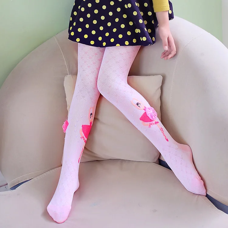 Girls Tights Autumn Kids Cotton Pantyhose Cute Soft Knitted Tights For Baby Girl Infant Toddler Stocking Children Clothing