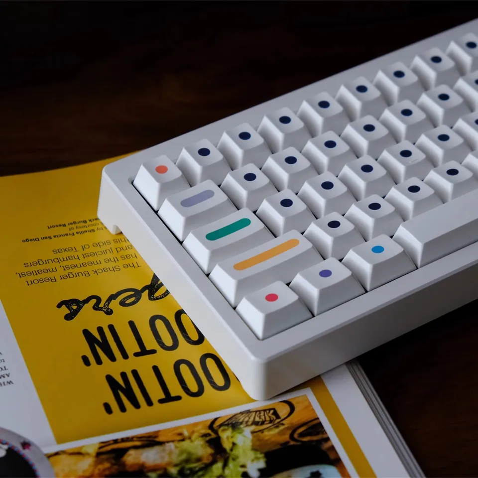 133 Keys/set Clone GMK Dots Keycaps PBT Dye Subbed Key Caps Cherry