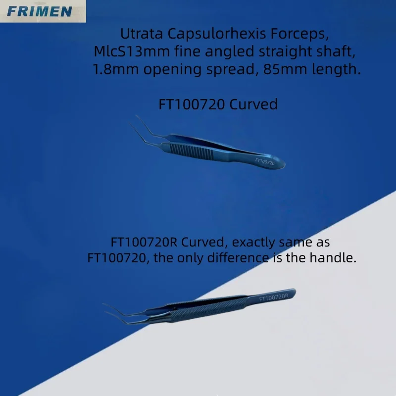 เครื่องมือจักษุวิทยา Utrata Capsulorhexis Forceps, MICS
