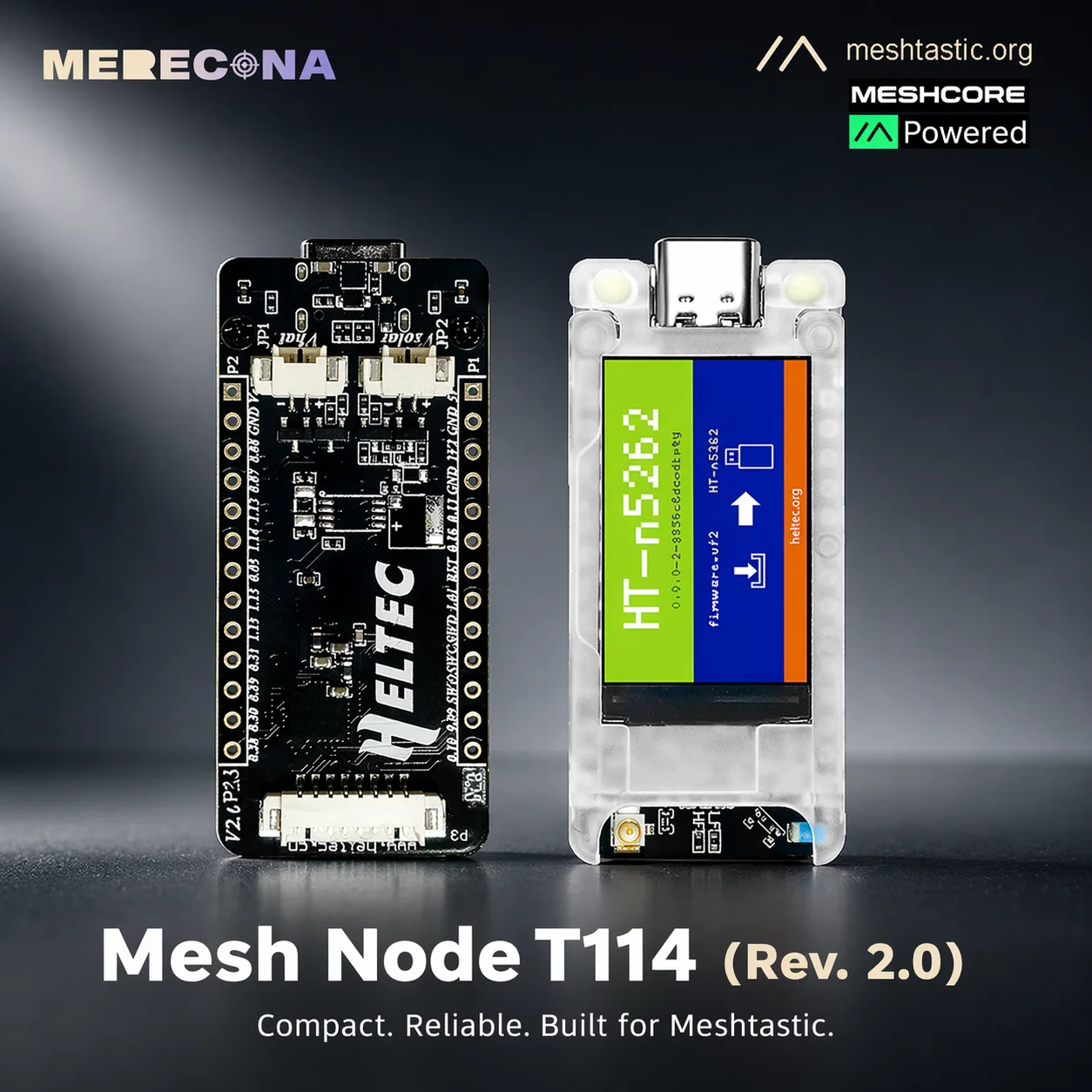 

Heltec T114 V2 Tracker Meshtastic MeshCore nRF52840 SX1262 LoRaWAN LoRa Arduino Devboard Low Power TFT Display BLE