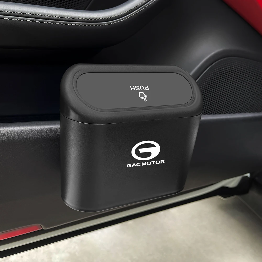 Cubo de basura de plástico ABS para coche, basura colgante para GAC Trumpchi Aion GS8 GS4 GS3 Empow GS5 Coupe GA4 GM8, accesorios de almacenamiento automático