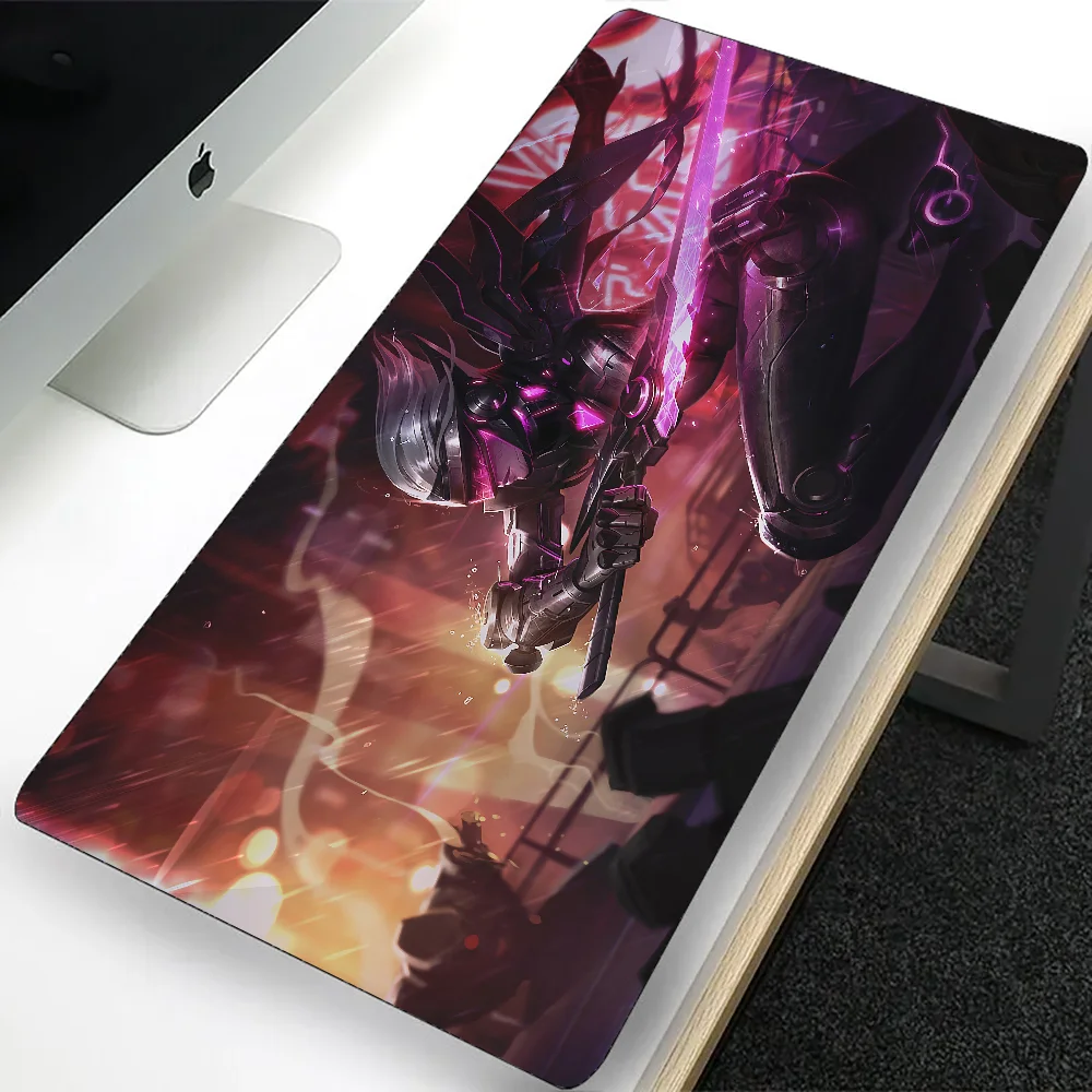 League of Legends Fiora Large Gaming Mouse Pad Computer Mousepad PC Gamer Laptop Mouse Mat Office Mausepad Keyboard Mat Desk Pad