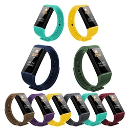 Silicone Wrist Strap For Xiaomi Mi Band 4C Watchband Replacement Sport Soft Strap For Redmi Band Smart Bracelet For Mi Band 4 C