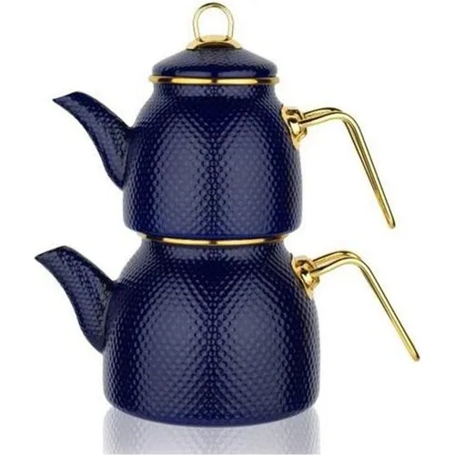 Schafer Bueno Enamel Teapot Navy Blue