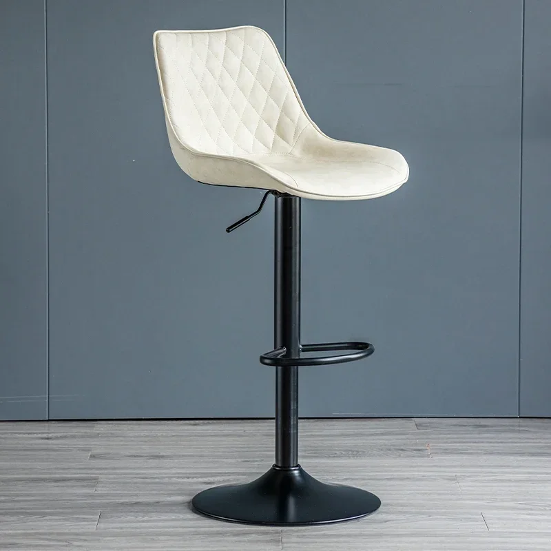 Silla cómoda para barbería, mostrador barato, taburetes de cocina, taburete de maquillaje de mediados de siglo, altura transparente, Bar moderno al aire libre alto