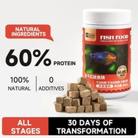 High Protein Fish Food Natural Frozen Dried Bloodworms Fish Food Freeze-dried Brine Shrimp Chunks