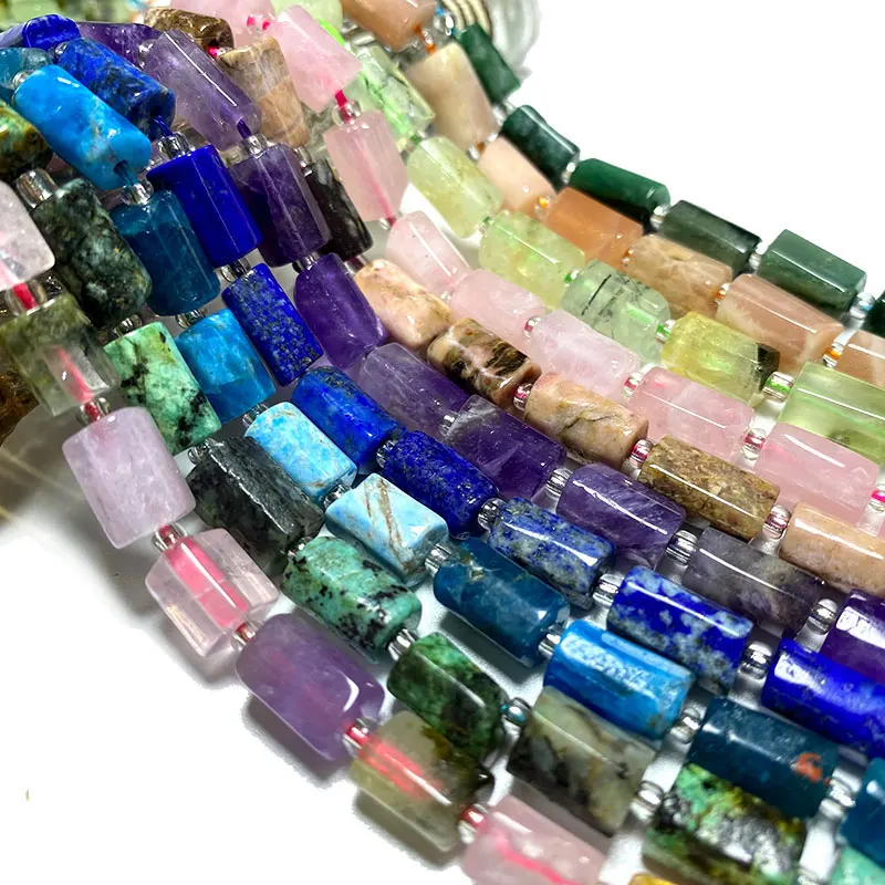 Unregelmäßigen Natürlichen Stein Kunzit Smaragd Aquamarin Morganit Amethyst Spacer Perlen für Schmuck Machen Diy Frauen Armband