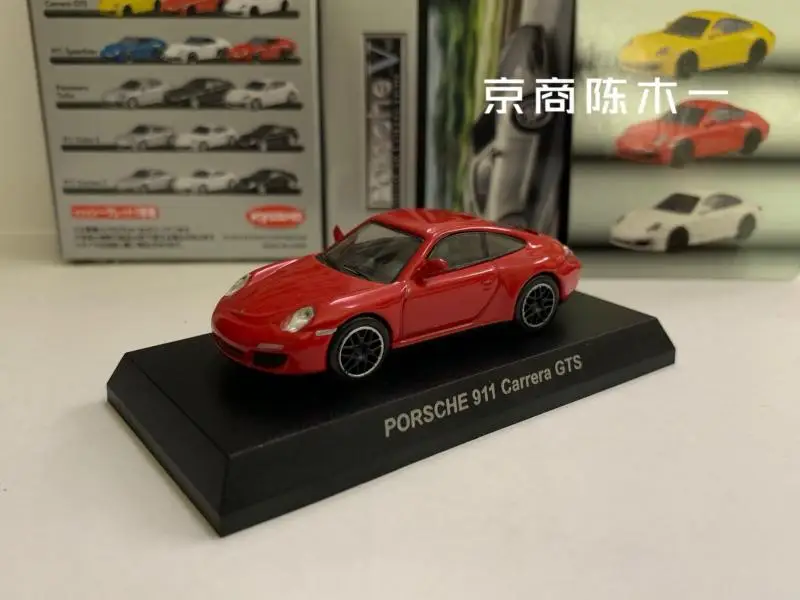 1:64 KYOSHO porsche 911 Carrera GTS  Collection die cast alloy trolley model ornaments gift