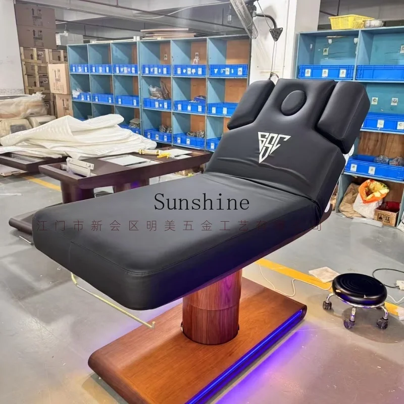 Electric lifting beauty bed for beauty salons, multi-functional adjustment tattoo embroidery micro-adjustment injection bed  FT