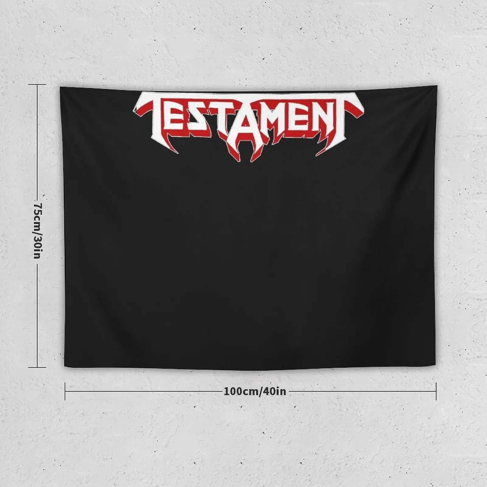 New Heavy Metal Testament Tapestry Decor For Bedroom Wall Decoration