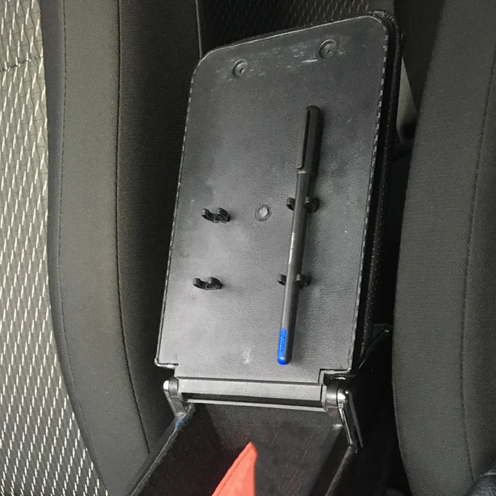 2PCS new Universal Car Glove Box Armrest Box Lock Pencil Tray Retaining Felt-tip Marker Pen Clamp Clip Rivet Bracket Fixed