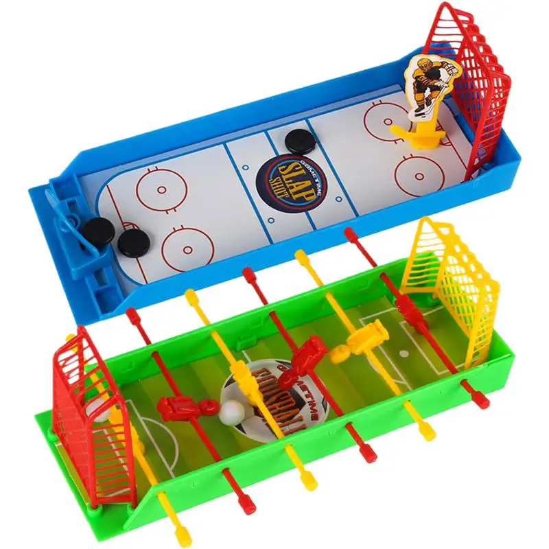 Soccer Table Game Hockey Table Game for Kids 8.11 Inches Fun Sport Toys Competition Educational Tiny Soccer Game for Kids Boys